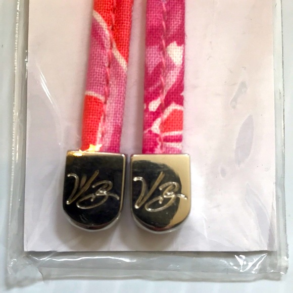 NWT Vera Bradley Fabric Tassel Key Chain FOB Retired Holder Great Gift! - Picture 3 of 9